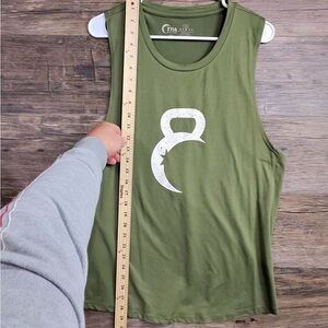 ZYIA Olive Green Women's Tank Top